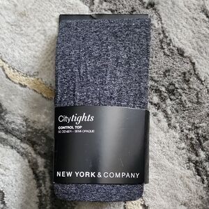 New York & Company Charcoal Control Top Tights